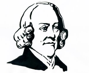 Portret van de filosoof en econoom Adam Smith (1723-1790)