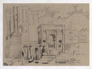 Ruïnes uit de Romeinse tijd in Rome, Forum (foro romano)