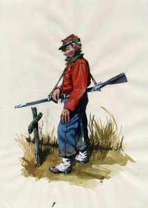 Tweede Keizerrijk (1852-1870): Italiaanse eenwording (Risorgimento), vrijwilliger van het Garibaldische leger bekend als 