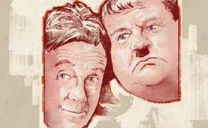 Stan Laurel en Oliver Hardy (illustratie) door Alessandro Lonati