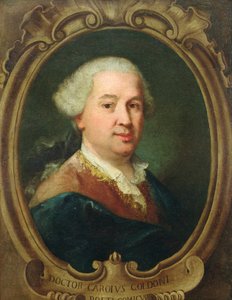 Portret van Carlo Goldoni (1707-93)