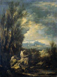 Landschap met Sint Bruno
