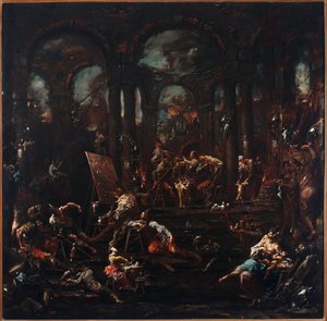 De bedelaar schilder