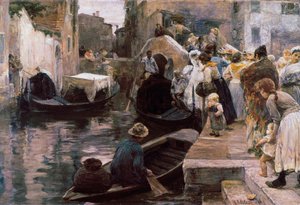 Huwelijk in Venetië door Alessandro Milesi