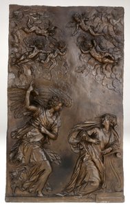 De annunciatie, ca.1583 door Alessandro Vittoria