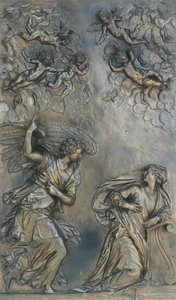 De Annunciatie, ca. 1583 door Alessandro Vittoria