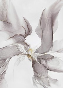 Etherische grijs-gouden stroom