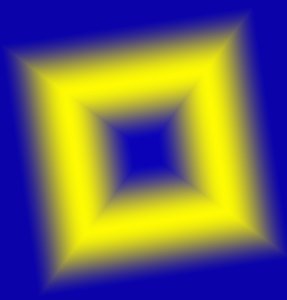 Geometrische lichten, #5 door Alex Caminker