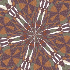 Centrifugale symmetrie, 2019 door Alex Caminker