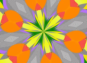 bloemen #108 door Alex Caminker