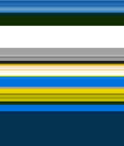 Strepen-snaren blauw, 2019 door Alex Caminker