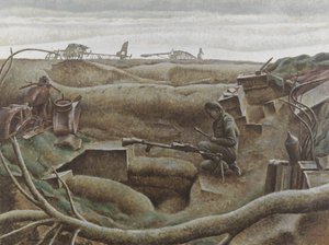 Nijmeegse Salient, december 1944 (olieverf op doek)