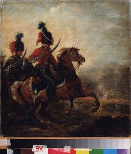 Ruiters (Huzarenregiment) door Alexander Orlowski