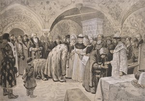 Welkom aan de tsarina na de paasmatins