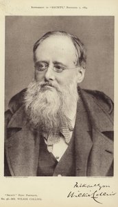 Portret van Wilkie Collins door Alexander Bassano