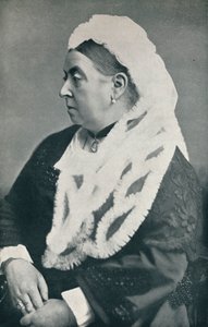 De koningin op zesenzestigjarige leeftijd, ca. 1885, 1901 door Alexander Bassano