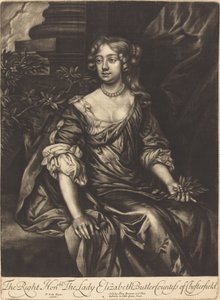 De zeer eerbiedwaardige Lady Elizabeth Butler, gravin van Chesterfield door Alexander Browne after Sir Peter Lely
