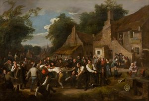 Het Dorpsbalspel door Alexander Carse