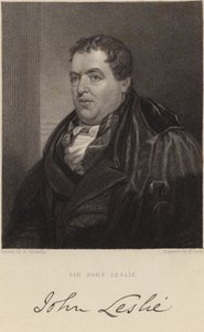 Sir John Leslie door Alexander Chisholm