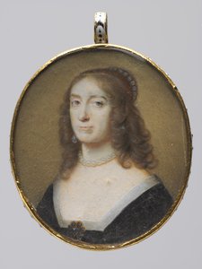 Portret van Elizabeth Stuart, keurvorstin van de Palts en koningin van Bohemen, 1630s