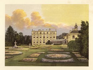 Ditchley Huis en tuinen, Oxfordshire, Engeland
