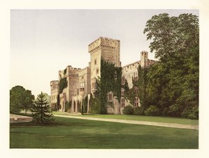 Downton Hall, Shropshire, Engeland door Alexander Francis (after) Lydon
