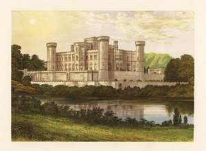 Eastnor Castle, Herefordshire, Engeland. door Alexander Francis (after) Lydon