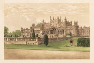 Eaton Hall, Cheshire, Engeland. door Alexander Francis (after) Lydon