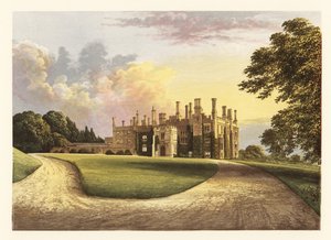 Eggesford House, Devon, Engeland door Alexander Francis (after) Lydon