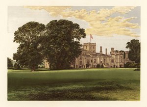 Elton Hall, Northamptonshire, Engeland door Alexander Francis (after) Lydon