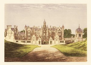 Harlaxton Manor, Lincolnshire, Engeland door Alexander Francis (after) Lydon