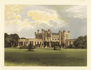 Highcliffe Castle, Hampshire, Engeland door Alexander Francis (after) Lydon