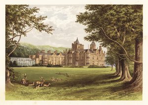 Holker Hall, Lancashire, Engeland door Alexander Francis (after) Lydon