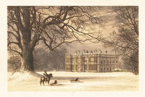 Howsham Hall, Yorkshire, Engeland (gravure) door Alexander Francis (after) Lydon