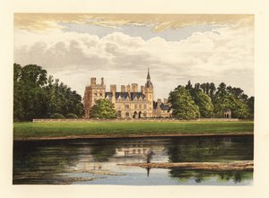 Kelham Hall, Nottinghamshire, Engeland. door Alexander Francis (after) Lydon