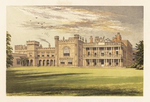 Knowsley Hall, Lancashire, Engeland.,1880 door Alexander Francis (after) Lydon
