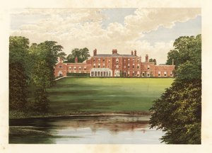 Lawton Hall, Cheshire, Engeland door Alexander Francis (after) Lydon
