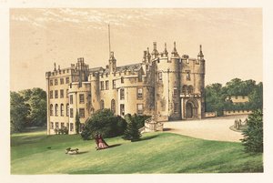 Picton Castle, Pembrokeshire, Wales, 1880 (gravure) door Alexander Francis (after) Lydon