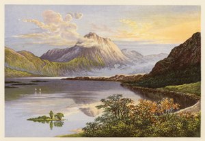 Schotse Loch Scenery: Loch Maree door Alexander Francis (after) Lydon