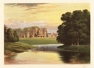 Sundorne Castle, Shropshire, Engeland, 1880 (gravure) door Alexander Francis (after) Lydon
