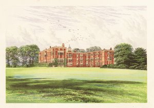 Temple Newsam, Yorkshire, Engeland, 1880 (gravure) door Alexander Francis (after) Lydon
