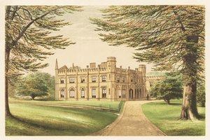 Thrybergh Park, Yorkshire, Engeland. 1880 (gravure) door Alexander Francis (after) Lydon