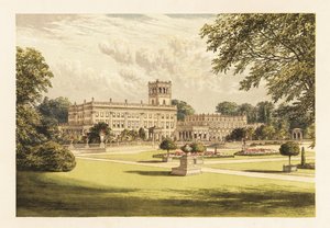 Trentham Hall, Staffordshire, Engeland, 1880 door Alexander Francis (after) Lydon
