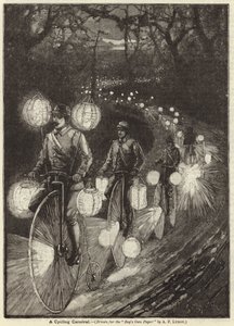 Een fiets carnaval door Alexander Francis Lydon