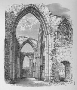 Bogen van het Transept, Bolton Priory, ca. 1880, 1897 door Alexander Francis Lydon