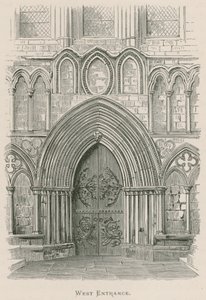 Bolton Priory, Westelijke Ingang door Alexander Francis Lydon