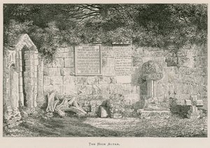Dryburgh Abbey, Het Hoofdaltaar