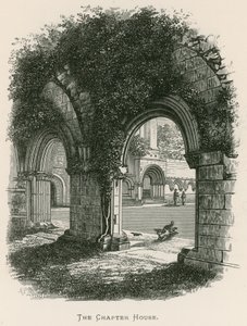 Fountains Abbey, de kapittelzaal door Alexander Francis Lydon