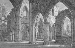 Vanuit het zuidelijke transept, Tintern Abbey, ca. 1885, 1897 door Alexander Francis Lydon