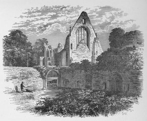 Vanuit de Kloostergang, Dryburgh Abbey, ca. 1880, 1897 door Alexander Francis Lydon